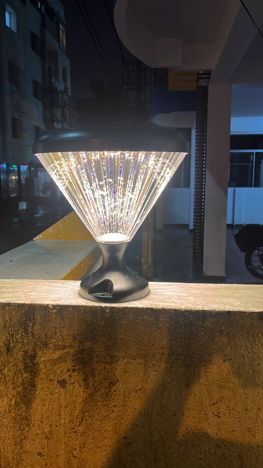 Tapetum Opal Pillar Compound Lights — real installation photo